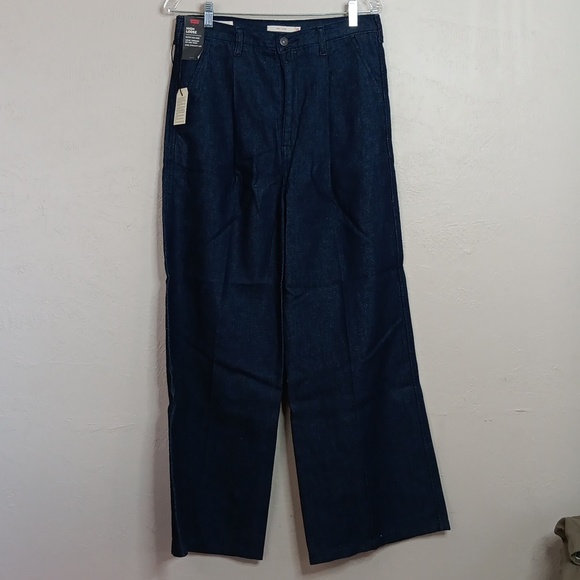 LEVI'S X FELIX THE CAT PLEATED HIGH LOOSE WOMEN'S JEANS Size 30 NWT - Picture 2 of 9